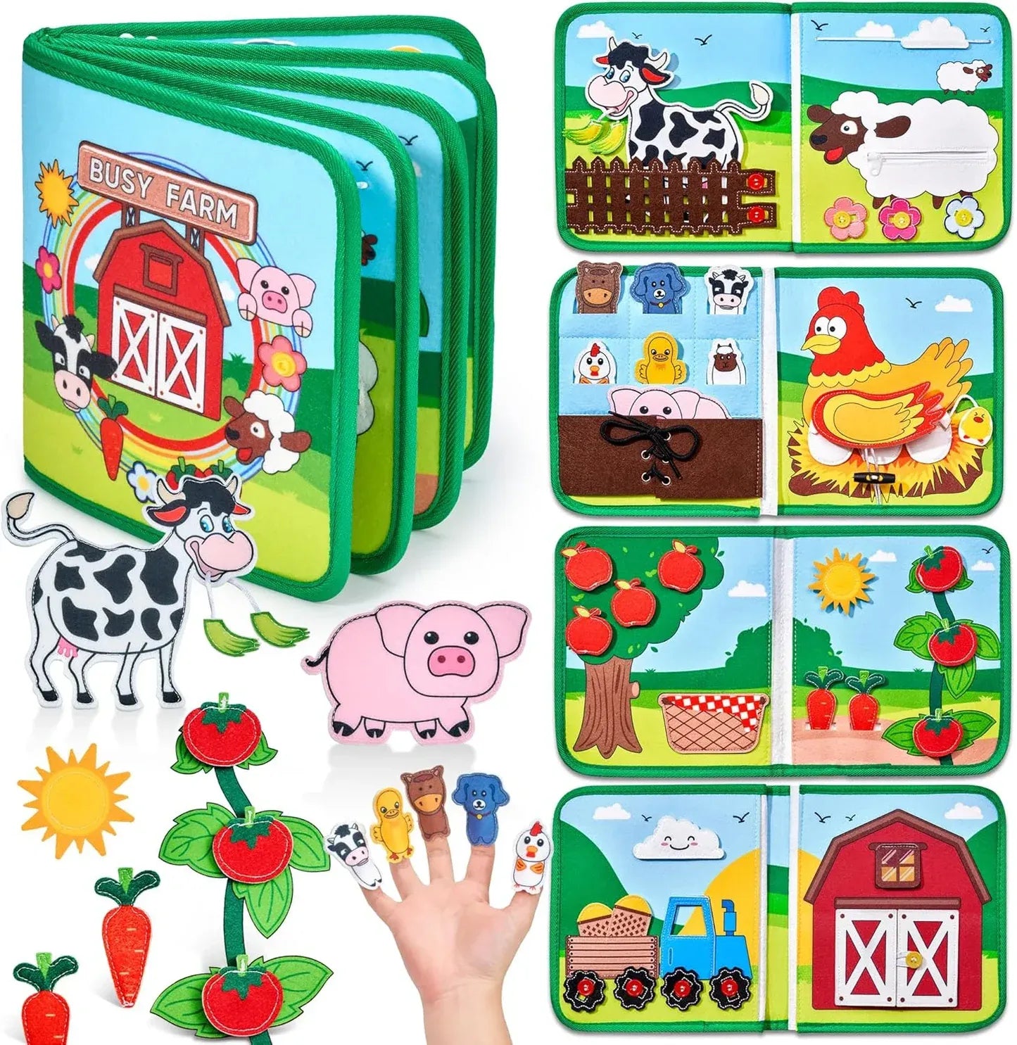 EduKids™ – Montessori Livre Éducatif dès 1 an